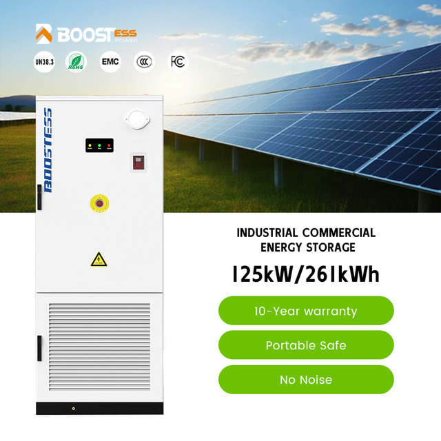 New Solar Energy Storage Battery Cabinet 261kwh 125kw Commercial Battery Bess Container System Ac/dc Integrated Machine