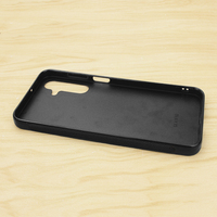 Coques de téléphone personnalisées en caoutchouc souple 2D par sublimation pour Galaxy A16, TPU noir avec insert métallique vierge pour Samsung A07/A17/A37/A27