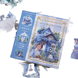 50 feuilles par paquet autocollants découpés série Dreamscape matériel cahiers scène décoration Collage - Product Image 1