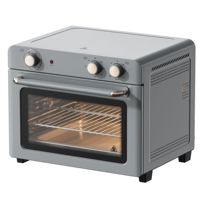 Four de cuisine multifonction 26L le plus vendu avec friteuse à air et rôtissoire 1800W, commande par bouton, chauffage rapide et nettoyage facile