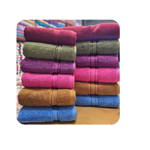 High Quality 100% Cotton Dobby Border <b>Towels</b> Soft Touch Highly Absorbent <b>Hand</b> Face and Bath <b>Towels</b> for Hotel and Daily Use - Product Image 4