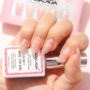<span class=keywords><strong>Uñas</strong></span> Postizas Color <span class=keywords><strong>Rosa</strong></span> Nude, Cortas, Forma Almendrada, Reutilizables, <span class=keywords><strong>Uñas</strong></span> Artificiales, Kit de <span class=keywords><strong>Uñas</strong></span> Adhesivas con Pegamento, Acabado Brillante, 24 Piezas - Product Image 5