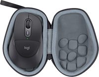 Étui de voyage en nylon rigide OEM avec fermeture éclair, compatible avec la souris sans fil Logitech MX Master 3s/3, portable pour boîte de rangement