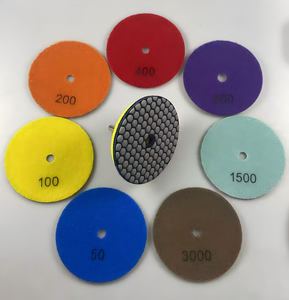 Haute qualité Hotsale 4 pouces tampons de polissage granit meulage disque de polissage résine Bond tampons de polissage - Product Image 4
