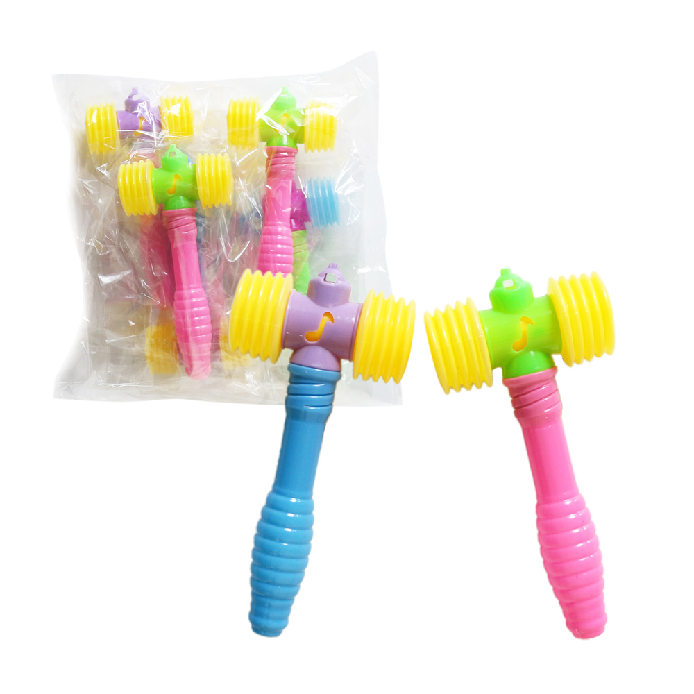 8 Pcs martellante martello giocattoli suono musicale bambini educativo battente regalo Gavel strumento di plastica stridulo Mallet  1420