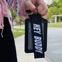 Llavero de Tela con Temática Deportiva, Ecológico y Bonito, con Impresión Digital y Logotipo Bordado, Etiqueta Jet para Mochilas, MOQ Bajo