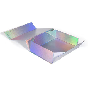 Custom Caixa Cajas <span class=keywords><strong>Holografica</strong></span> Magnetic Pr Box Embalaje Cosmético Cartón Regalo Pr Caja de embalaje holográfica - Product Image 2
