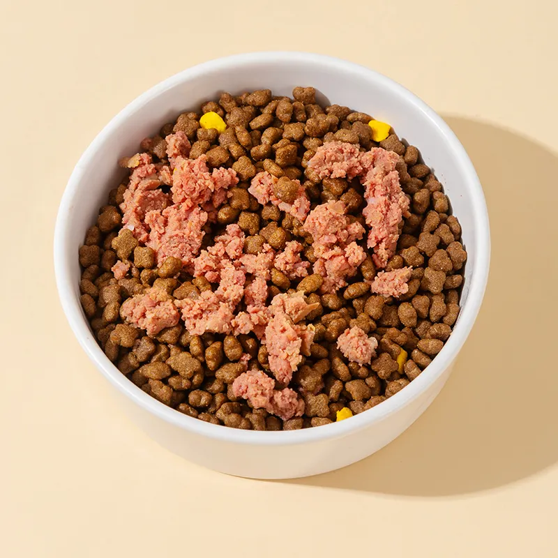 Anjing peliharaan dapat mencampur makanan anjing makanan pokok campuran nasi penggemuk Makanan basah makanan segar suplemen daging kayu bakar nutrisi makanan anjing 100g