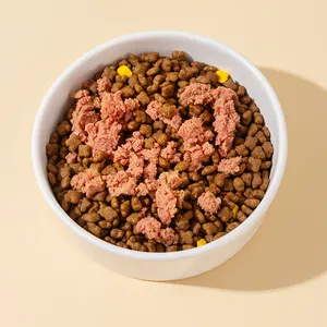 ペットの犬は犬の食べ物を混ぜることができますステープルフードミックス米の肥育スナックウェットフード生肉サプリメント栄養薪犬のスナック100g