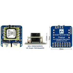 Capteur de vitesse d'air numérique Matek ASPD-DLVR 4g 23x23x12.5mm pour contrôleur de vol de drone d'avion de course FPV Freestyle - Product Image 1