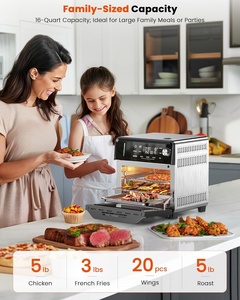 New Hot Sale Electric Large Capacity <b>Multi</b>-<b>Function</b> Super-Heated Air Fryer Oven LCD Display Household RV Use 1 Year Warranty - Product Image 4