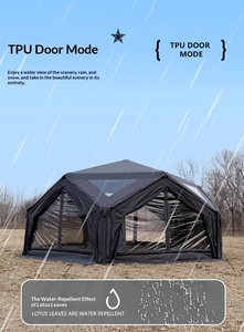 Grande tente de <span class=keywords><strong>camping</strong></span> gonflable hexagonale, hauteur 3,1 m, tissu TC 320g, imperméable, pour le <span class=keywords><strong>camping</strong></span> en groupe - Product Image 5