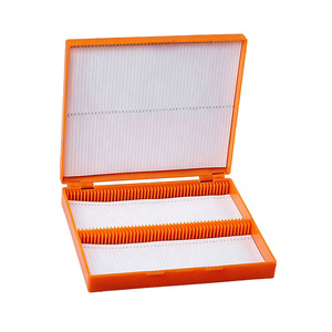 Boîte à glissière épaissie pour lames de microscope, capacité 5, 25, 50, 100, en matériau PP, étui de stockage pour échantillons de pathologie - Product Image 4