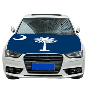 Funda para Capó de Coche con Bandera de <span class=keywords><strong>Carolina</strong></span> del Sur, Cubierta para Capó de Coche con Bandera de <span class=keywords><strong>Carolina</strong></span> del Sur, Pancarta para Capó de Coche, Funda para Motor con Bandera de <span class=keywords><strong>Carolina</strong></span> del Sur - Product Image 5