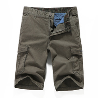 BAWANGCHENG Short de survêtement Offre Spéciale Short en spandex en coton Short cargo multi-poches pour homme