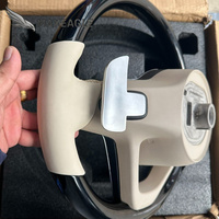 Accessoires de volant améliorés en fibre de carbone pour Mercedes-Benz Classe A, B, E, G, GLA, CLA, GLC, GLS, GLE, C (W205, W204, W213, W222) – Mise à niveau de l'ancien au nouveau