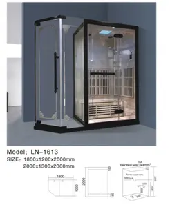 2020 Newデザインのサウナスチームルーム家庭用木材スチームバス