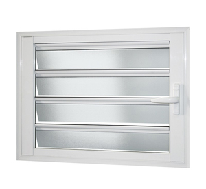 Fenetre một persiennes En jalousie nhôm kháng AUX ouragans Avec moustiquaire integree - Product Image 3