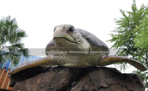 Equipo de parque de temática marina, estatua de tortuga marina animatrónica personalizada para acuario al aire libre, modelo de tortuga marina - Product Image 3