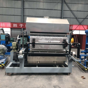 자동 6000 Pcs/h 회전 종이 계란 트레이 판지 PLC 제어 기어 박스 및 모터 환경 보호 기계 만들기 - Product Image 3