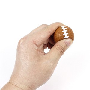 Mini Balón de Fútbol de Espuma para Aliviar el Estrés, Pequeño Balón Descompresivo, Recuerdos para Fiestas, Premios para Carnaval, Juguete Marrón - Product Image 3
