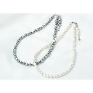 Japanisch gemacht zuverlässige High-End-Perlen Choker Schmuck große Halskette für Frauen