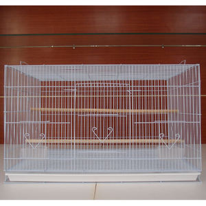 76.5x45x46cm ekstra büyük kuş kafesi papağan pet toptan büyük açık ucuz ferforje kanarya kuş kafesi yetiştiriciliği büyük kafes - Product Image 4