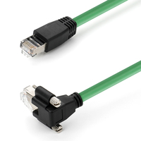 Câble Ethernet industriel plat Cat6 double blindage haute flexibilité pour chaîne de traînage de robot compact 1M