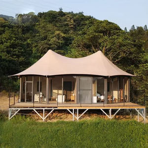 Tienda de Campaña de Lujo para Hotel en la Montaña, Tienda de Campaña Ecológica Personalizada con Dormitorio, Baño, Resistente al Viento y a la Lluvia, Tienda de Campaña de Glamping para Resort y Safari - Product Image 1