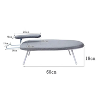 Fournitures de blanchisserie intelligentes Table de nettoyage pliable populaire avec repasseuse électrique Planche à repasser métallique pliante Armoire Planche à repasser électrique