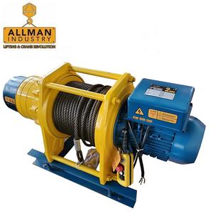 כננת חשמלית ALLMAN 1 טון 220V כננת חבל תיל חשמלי - Product Image 4