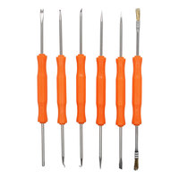 Kit de Herramientas de Ayuda para Desoldar, 6 Piezas, Herramientas de Soldadura, Extractor de Componentes de PCB, Destornillador para Teléfono Móvil, Herramienta de Soldadura