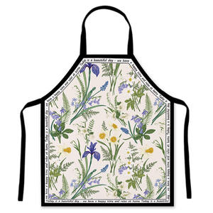 Latest Generation Anti-Stain <b>Apron</b> Comfortable Sleeveless Design for Family Flower Printing <b>Working</b> <b>Apron</b> - Product Image 2
