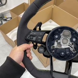 Volante Deportivo Personalizable de Alcántara para Audi A3 A5 A4 <span class=keywords><strong>A6</strong></span> Q5 Q7 A3 Q3 A7 TT S3 S4 S5 S7 RS4 RS5 - Product Image 2