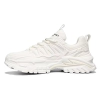 Chaussures de course sportives tendance à semelle épaisse et chaussures décontractées de sport avec doublure en mesh et semelle extérieure en TPU antidérapante