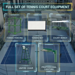 Suelo Acrílico Duradero para Canchas de Tenis al Aire Libre, Alta Elasticidad, Estructura Multicapa para un Rebote Estable de la Pelota y Protección de las Juntas - Product Image 4