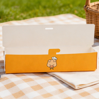 Caja Plegable para Hot Dogs con Recubrimiento a Base de Agua Personalizada, Contenedores Desechables Resistentes y Ecológicos para Snacks al por Mayor