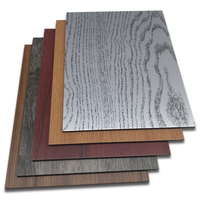 Panel compuesto de aluminio corrugado ignífugo de grano de madera de 4mm/ACP/ACM/ACCP