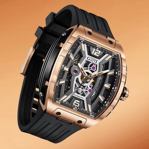 Montre automatique pour homme BG5601, montre-bracelet mécanique tonneau, bracelet en caoutchouc, montres en acier inoxydable, 0 vendu, plus de 100K articles similaires vendus - Product Image 2