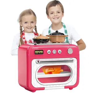 Custom Home Appliances Toys Light And Music Microwave Oven For Kids Children Kitchen Toy OEM/ODM