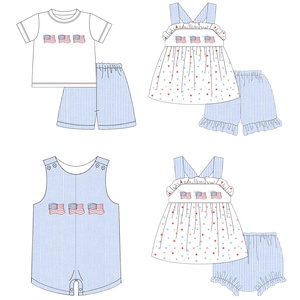 Boyis Boutique personalizzato vestito da bambina vestito da bambina in <span class=keywords><strong>maglia</strong></span> di cotone - Product Image 5