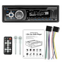Receptor FM Auxiliar con Entrada SD USB MP3, Radio Estéreo para Auto de 1 Din, Reproductor de MP3 y DVD para Auto, Top Ventas