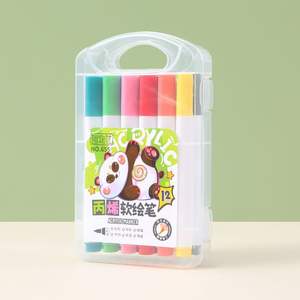 Fornitore OEM di Set di Pennelli in Plastica Morbida Acrilica Personalizzati, Pennarelli Professionali per Arte, Graffiti e Tag per Disegno - Product Image 3