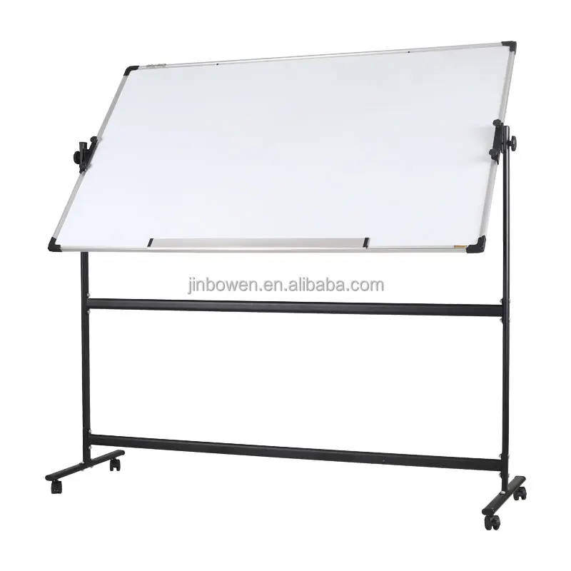 KBW Magnetic Rolling Stand Whiteboard Height Adjust Double Sides Mobile White Board Portable Large Whiteboard Easel for office