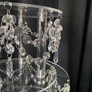 Trong suốt hạt Rèm Acrylic bánh khung khách sạn bánh ngọt đám cưới sinh nhật hiển thị đứng tinh thể bánh đứng - Product Image 6