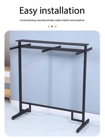 Expositor Compacto de Acero Inoxidable para Ahorrar Espacio, Estante de Almacenamiento de Ropa, Adecuado para Estudios de Moda