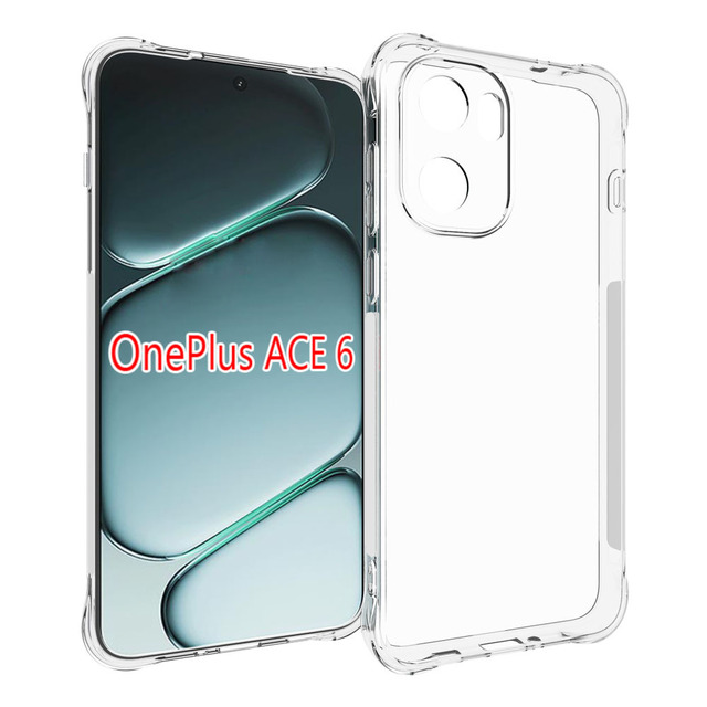 high quality Shockproof Clear Transparent tpu Phone Case for OnePlus ACE 6 Mobile Phone Case Cover