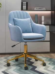 Nordic Luxury Swivel Desk <b>Chair</b> with Light Wheelchair Technology Computer Lift <b>Chair</b> <b>Study</b> Sedentary Backrest Fabric Material - Product Image 5