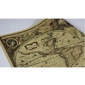 المشارك خريطة خريطة المنزل المرآب الديكور الفن يطبع خمر العالم والملاحة خريطة الجدار القديم المخططات الرجعية ورق الحرف اللوحة