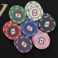 Jetons de poker professionnels - jetons en céramique de 10 grammes, adaptés aux fêtes et aux jeux auxiliaires pour femmes